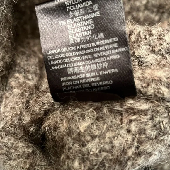 Cop.copine sweater 60% wool 25% Alpaca 14%nylon & elastano brown in color - Picture 6 of 6